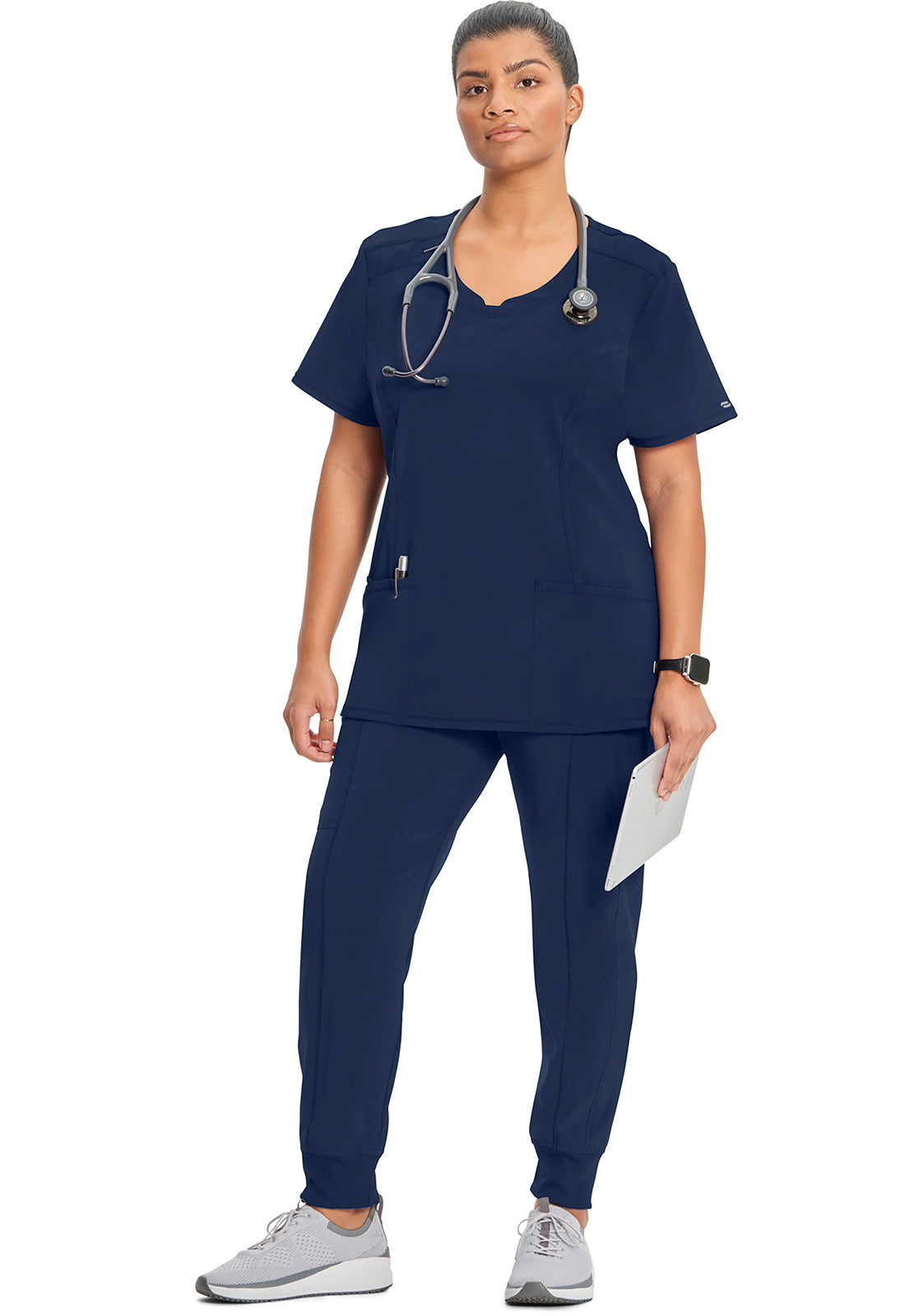 2624A Cherokee Infinity Round Neck Top Antimicrobial Stretch (XXS - 5XL)