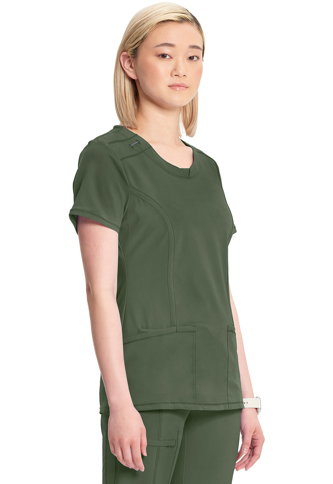 2624A Cherokee Infinity Round Neck Top Antimicrobial Stretch (XXS - 5XL)