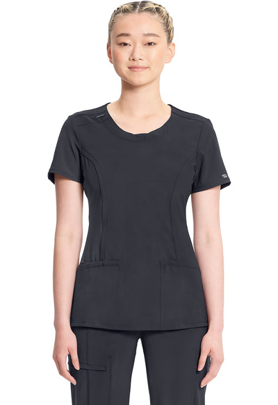 2624A Cherokee Infinity Round Neck Top Antimicrobial Stretch (XXS - 5XL)