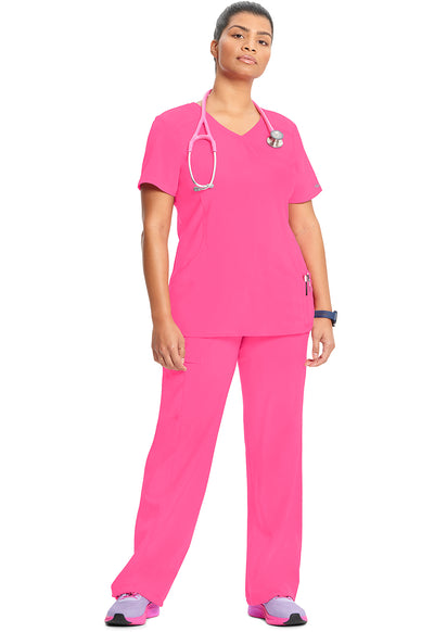 2625A Cherokee Infinity Mock Wrap Top Certainty Antimicrobial Stretch (XXS - 5XL)