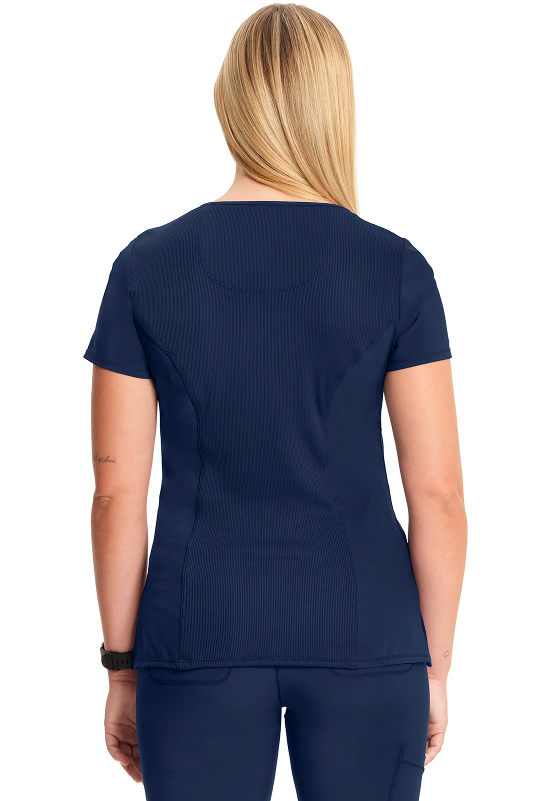 2625A Cherokee Infinity Mock Wrap Top Certainty Antimicrobial Stretch (XXS - 5XL)