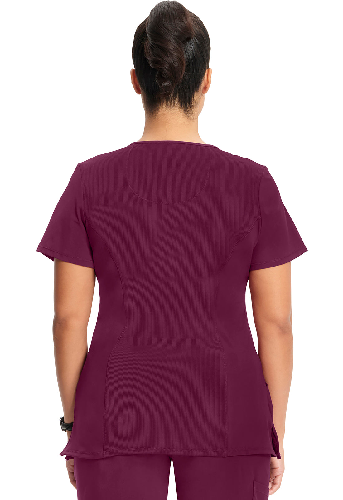 2625A Cherokee Infinity Mock Wrap Top Certainty Antimicrobial Stretch (XXS - 5XL)