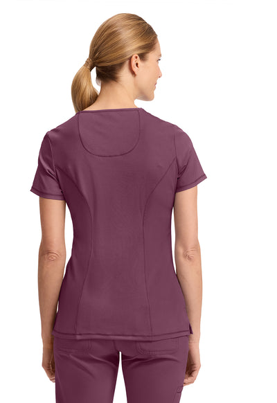 2625A Cherokee Infinity Mock Wrap Top Certainty Antimicrobial Stretch (XXS - 5XL)