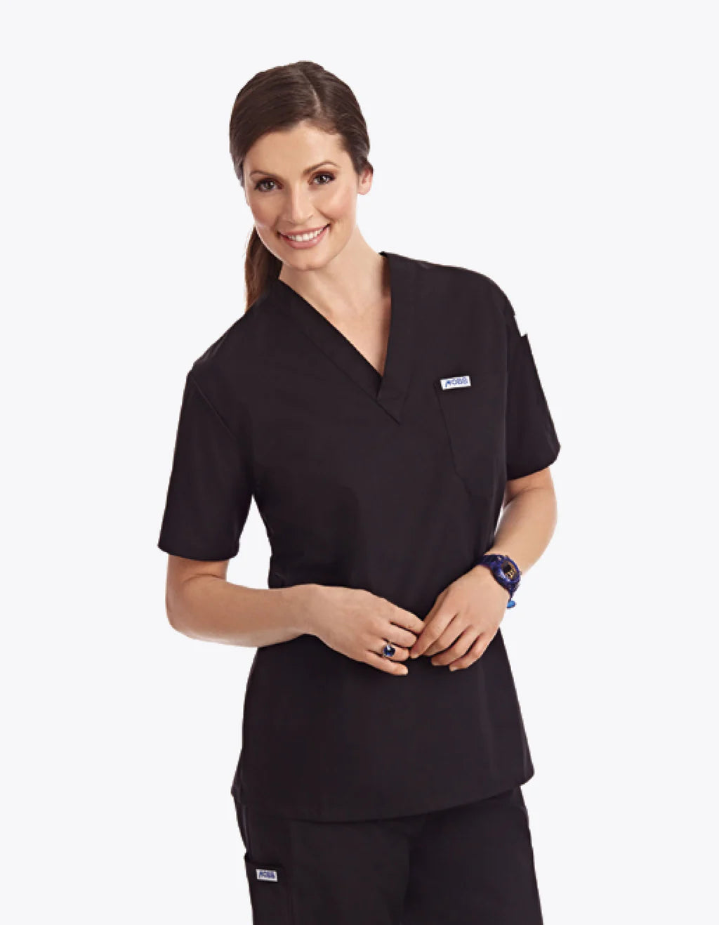 310T Mobb Medical Unisex Vneck Scrub Top (XXS - 4XL)