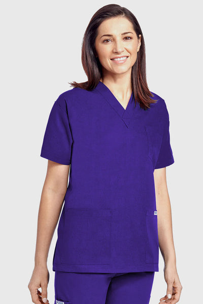 310T Mobb Medical Unisex Vneck Scrub Top (XXS - 4XL)