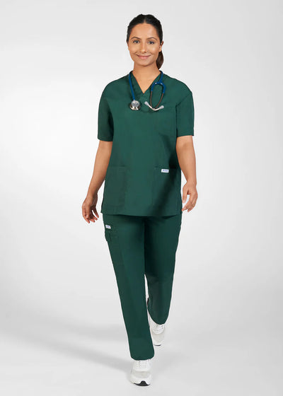 310T Mobb Medical Unisex Vneck Scrub Top (XXS - 4XL)