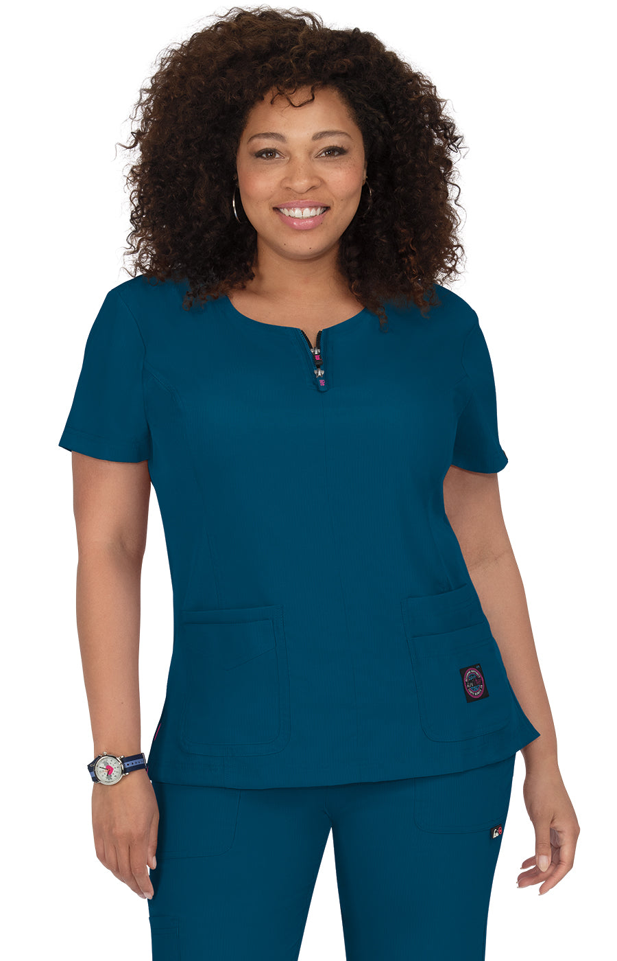 317 Koi Scrubs Serenity Top - Women's Scrub Top (XXS - 5XL)