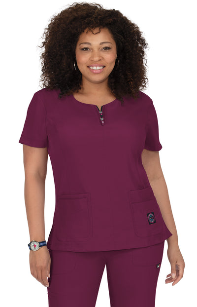 317 Koi Scrubs Serenity Top - Women's Scrub Top (XXS - 5XL)