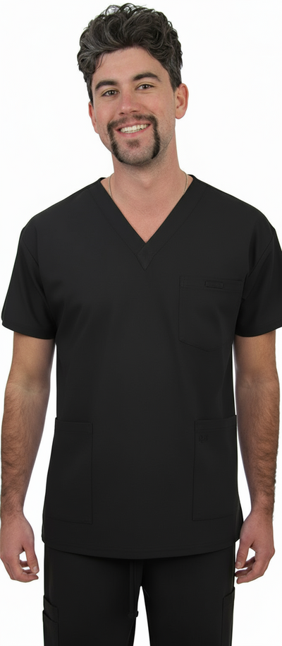 E320T Excel Men V-Neck Top (XS - 3XL)