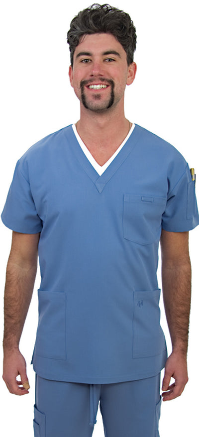 E320T Excel Men V-Neck Top (XS - 3XL)