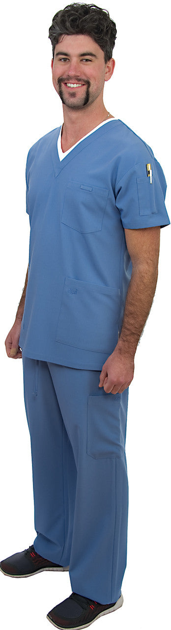 E320T Excel Men V-Neck Top (XS - 3XL)