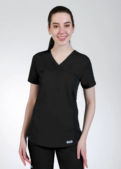 324T Mobb Scrubs Flexi and Slim Fit V-Neck Top (XXS - 3XL)