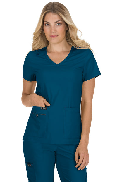 373 Koi Basics Becca Top - Women's Scrub Top (XXS - 5XL)