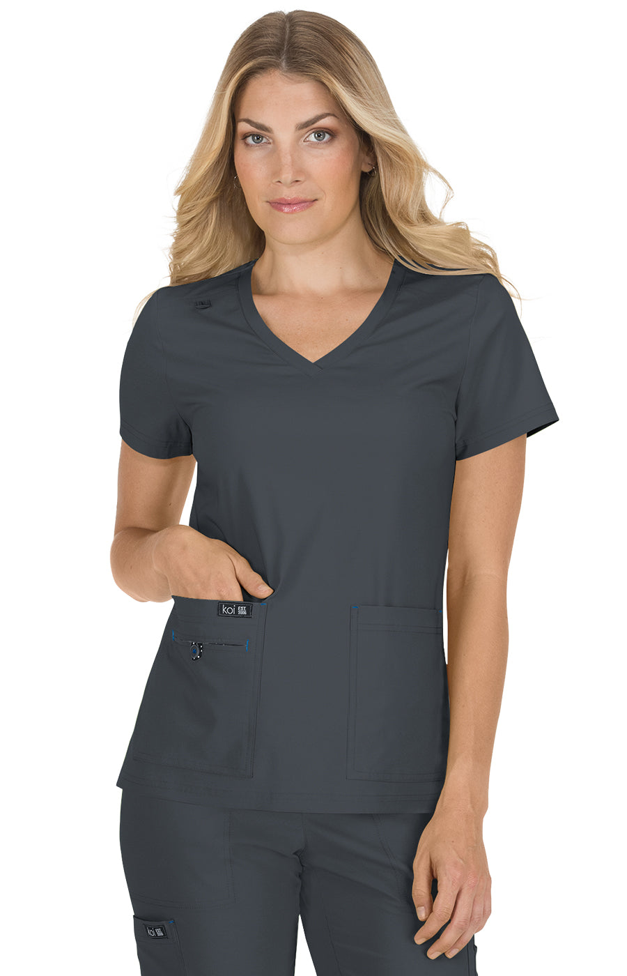 373 Koi Basics Becca Top - Women's Scrub Top (XXS - 5XL)