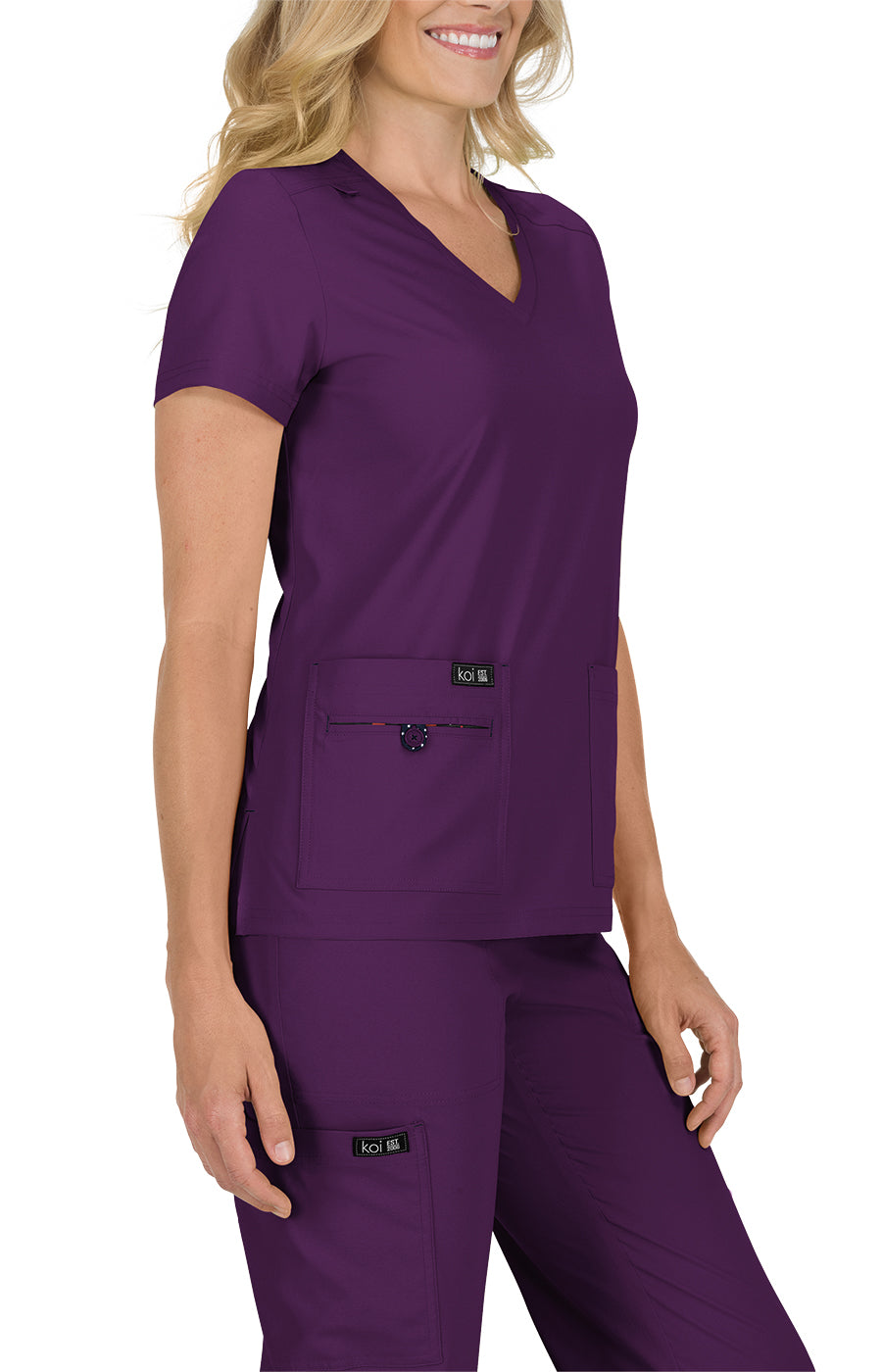 373 Koi Basics Becca Top - Women's Scrub Top (XXS - 5XL)