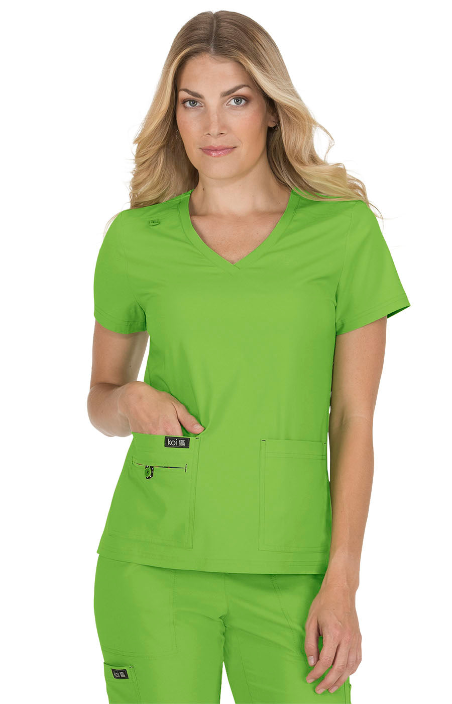 373 Koi Basics Becca Top - Women's Scrub Top (XXS - 5XL)