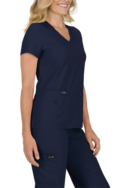 373 Koi Basics Becca Top - Women's Scrub Top (XXS - 5XL)