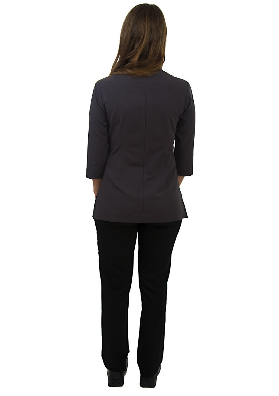 E390J Excel 4-Way Stretch Round Neck Spa Jacket (XXS - 3XL)