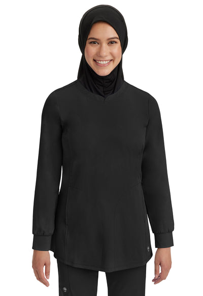 4001 Healing Hand Works Fatima Long Sleeve Top with Cuff Stretch