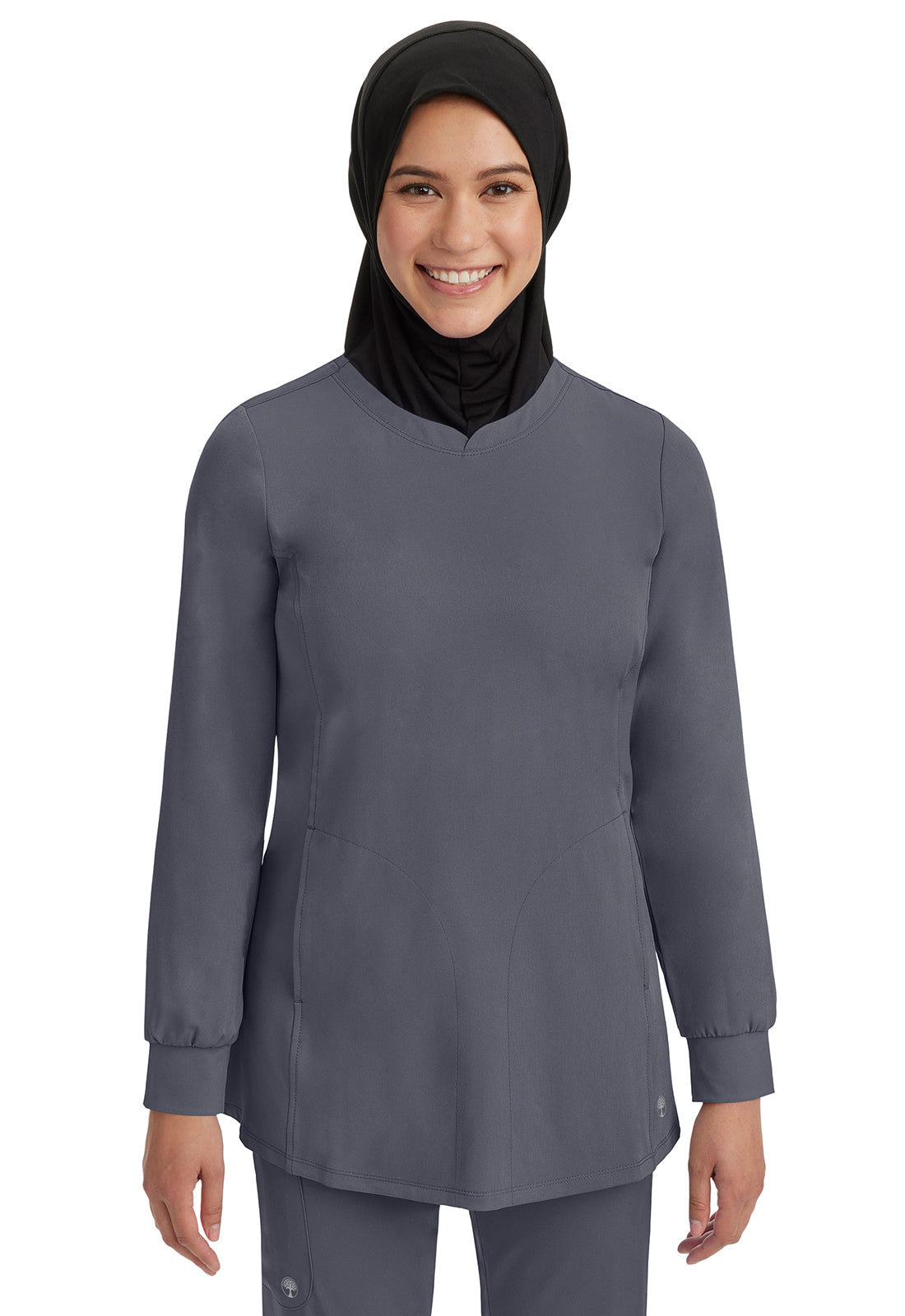 4001 Healing Hand Works Fatima Long Sleeve Top with Cuff Stretch