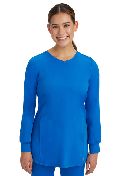 4001 Healing Hand Works Fatima Long Sleeve Top with Cuff Stretch