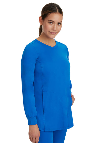 4001 Healing Hand Works Fatima Long Sleeve Top with Cuff Stretch