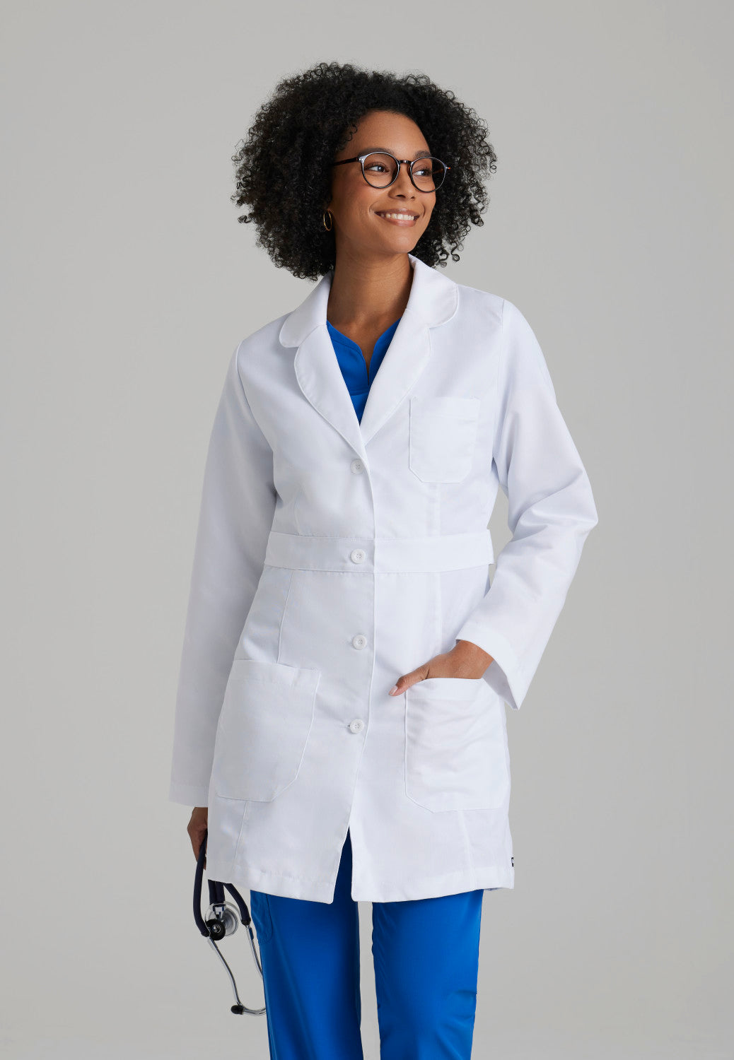 4481 Grey's Anatomy Perfect Slim Fitted Lily 34" Lab Coat  (XS - 5XL)