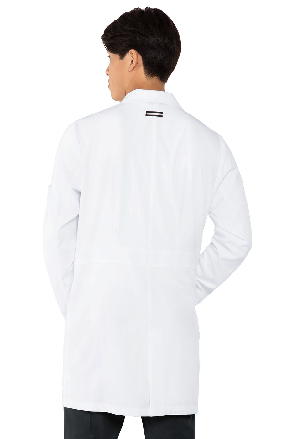 456 Koi His Everyday White 38" Men Lab Coat (XS - 5XL)