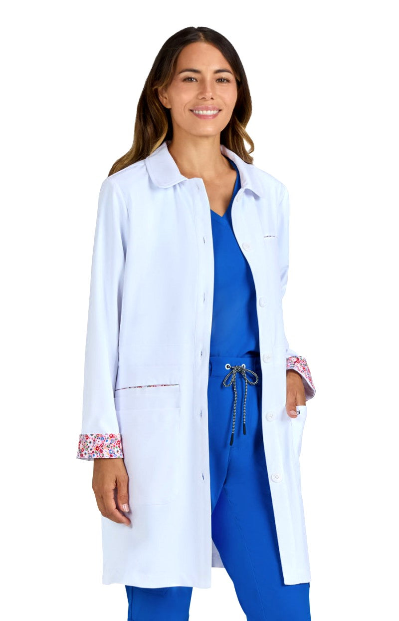 466 Koi Fusion Lab Coat White 34 1/2" Lab Coat (XXS - 5XL)