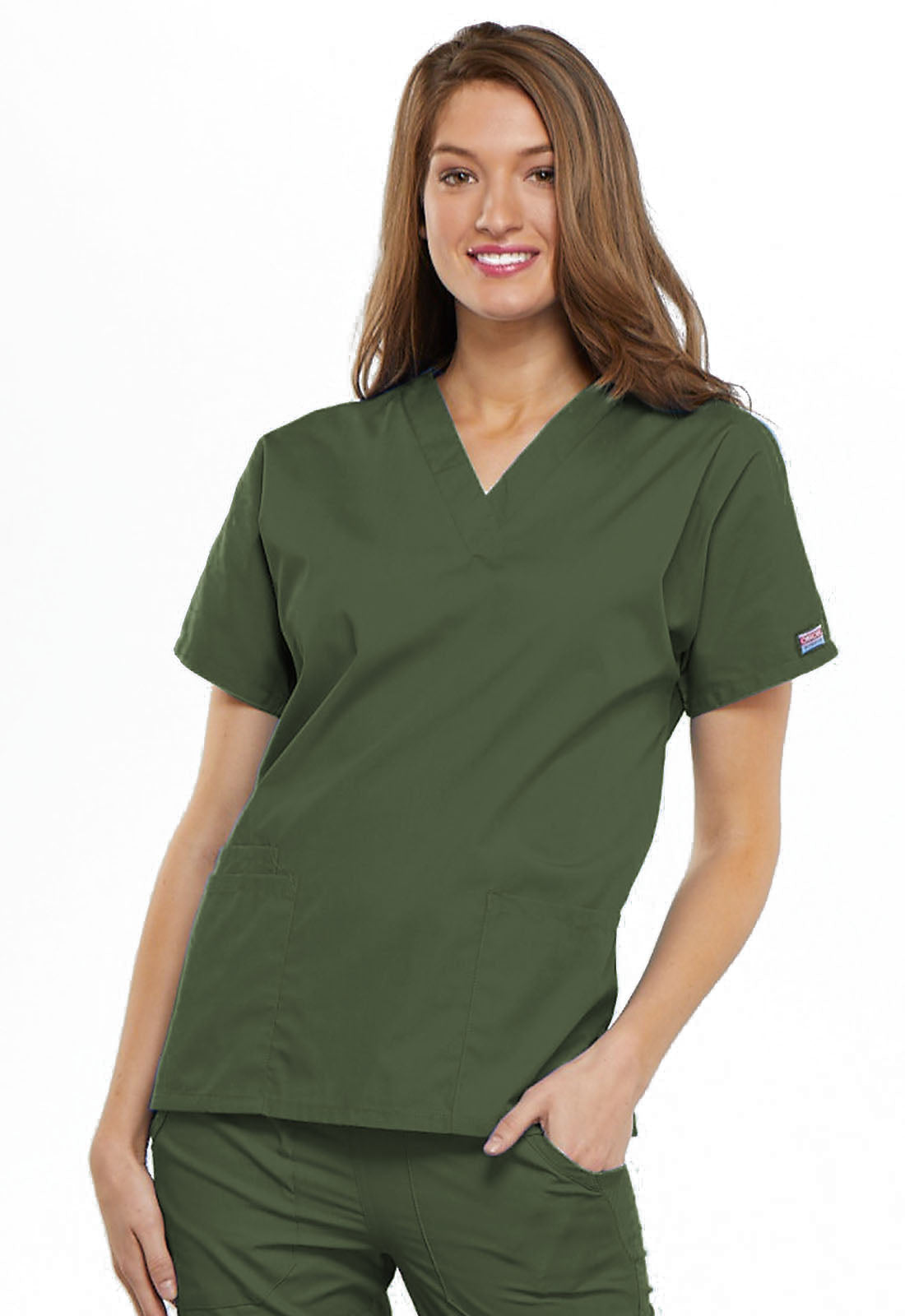 4700 Cherokee Workwear V-Neck Top (XXS - 5XL)