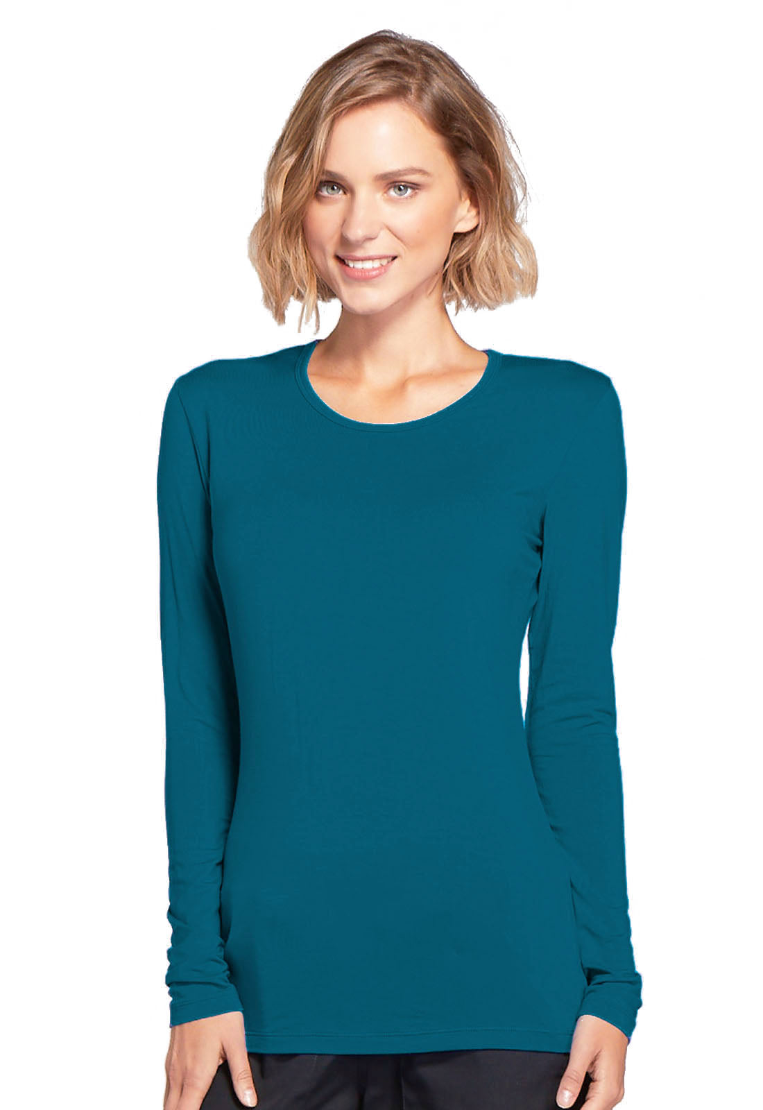 4881 Cherokee Long Sleeve Underscrub Knit Tshirt (XS - 2XL)