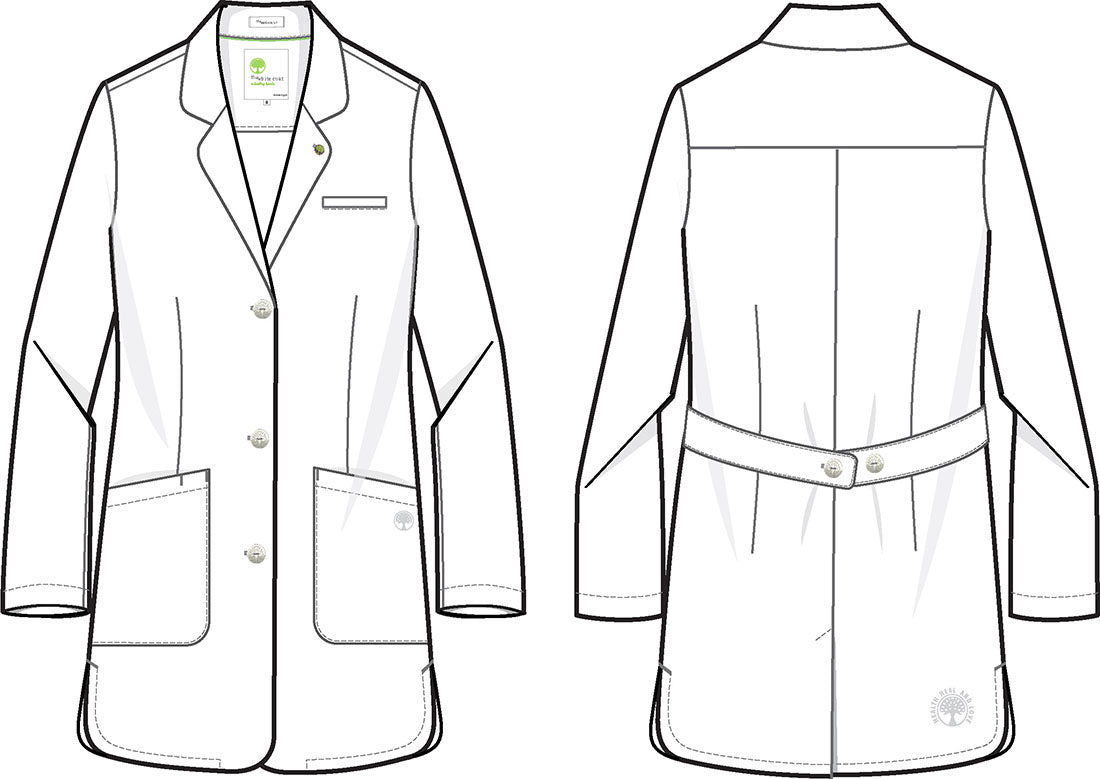 5101 Healing Hands Fiona Women Fitted 33" Lab Coat (XXS - 5XL)