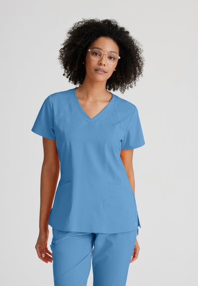 5105 Barco One Cool Perforated  Pet Hair Release Women Scrub Top (XXS - 5XL)