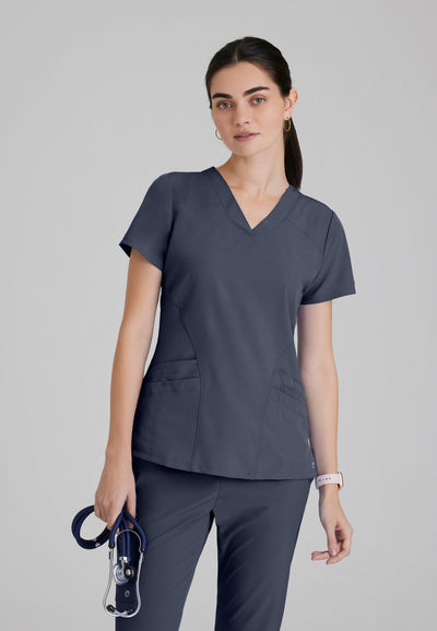 5106 Barco One 5 Pocket Cool Lightweight  Pet Hair Release Women's Scrubs Top (XXS - 5XL)