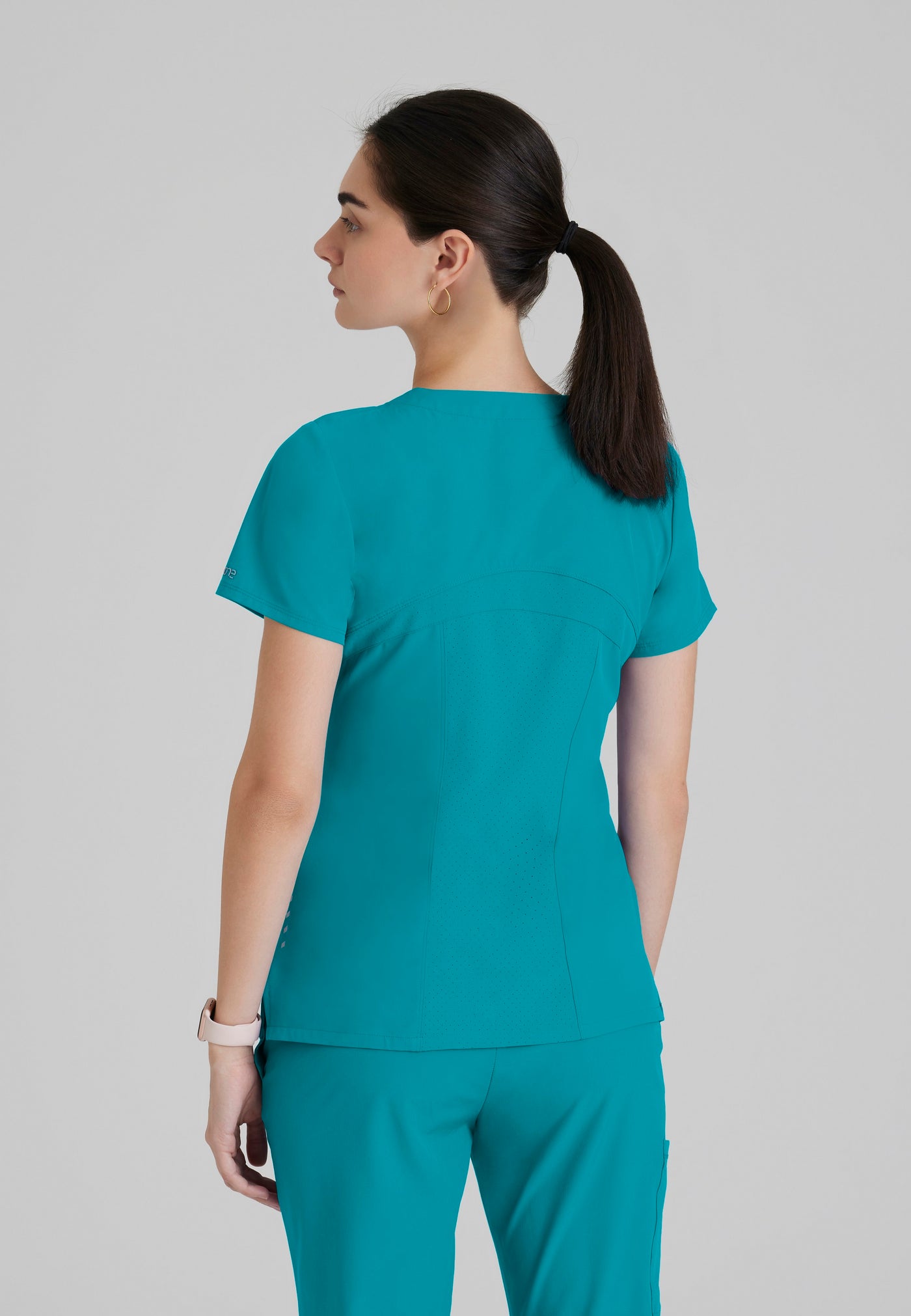 5106 Barco One 5 Pocket Cool Lightweight  Pet Hair Release Women's Scrubs Top (XXS - 5XL)