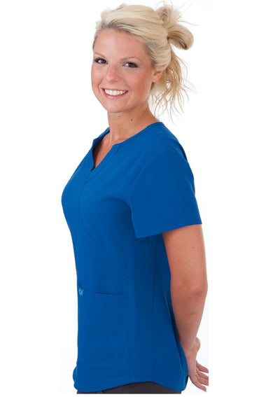 E511T Excel 4-Way Stretch Slim Fit Comfort Scrub Top Stretch (XXS - 2XL)