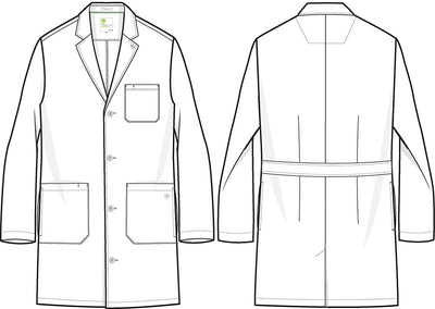 5151 Healing Hands Luke 38'' Lab Coats - Stretch (XXS - 5XL)