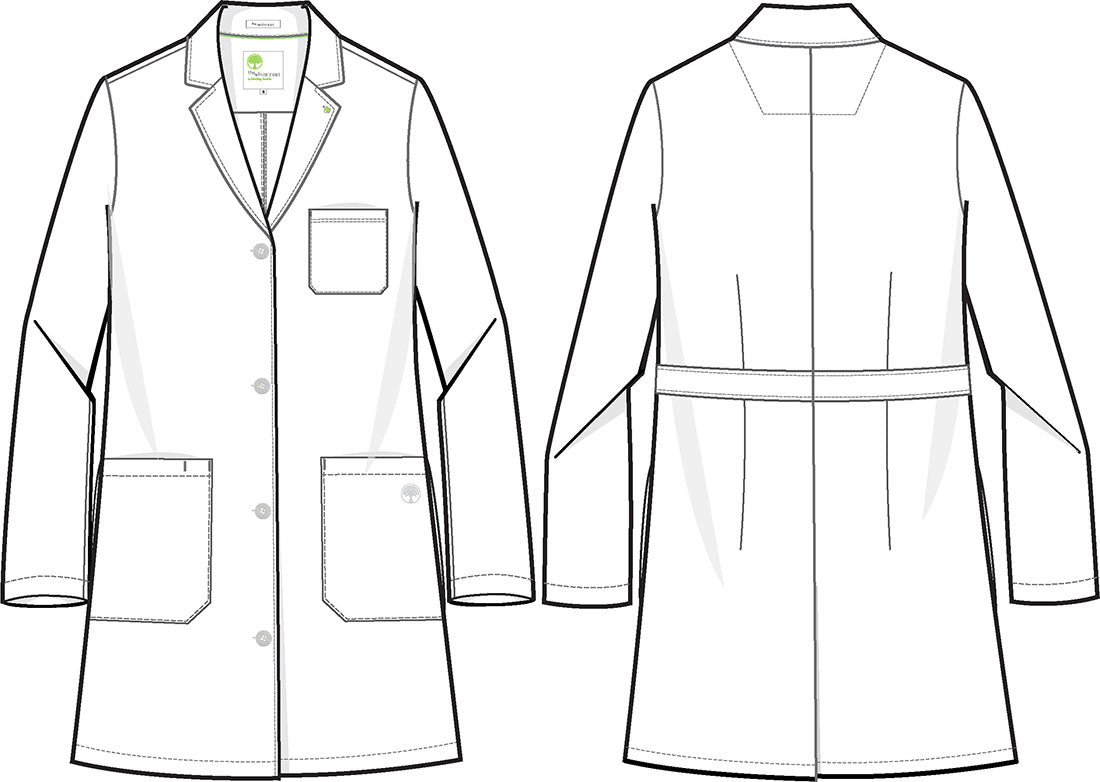 5161 Healing Hands Faye 5 Pocket 37 1/2" Lab Coat (XXS - 5XL)