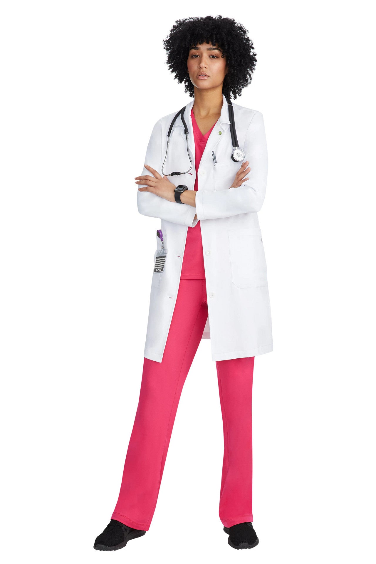 5161 Healing Hands Faye 5 Pocket 37 1/2" Lab Coat (XXS - 5XL)