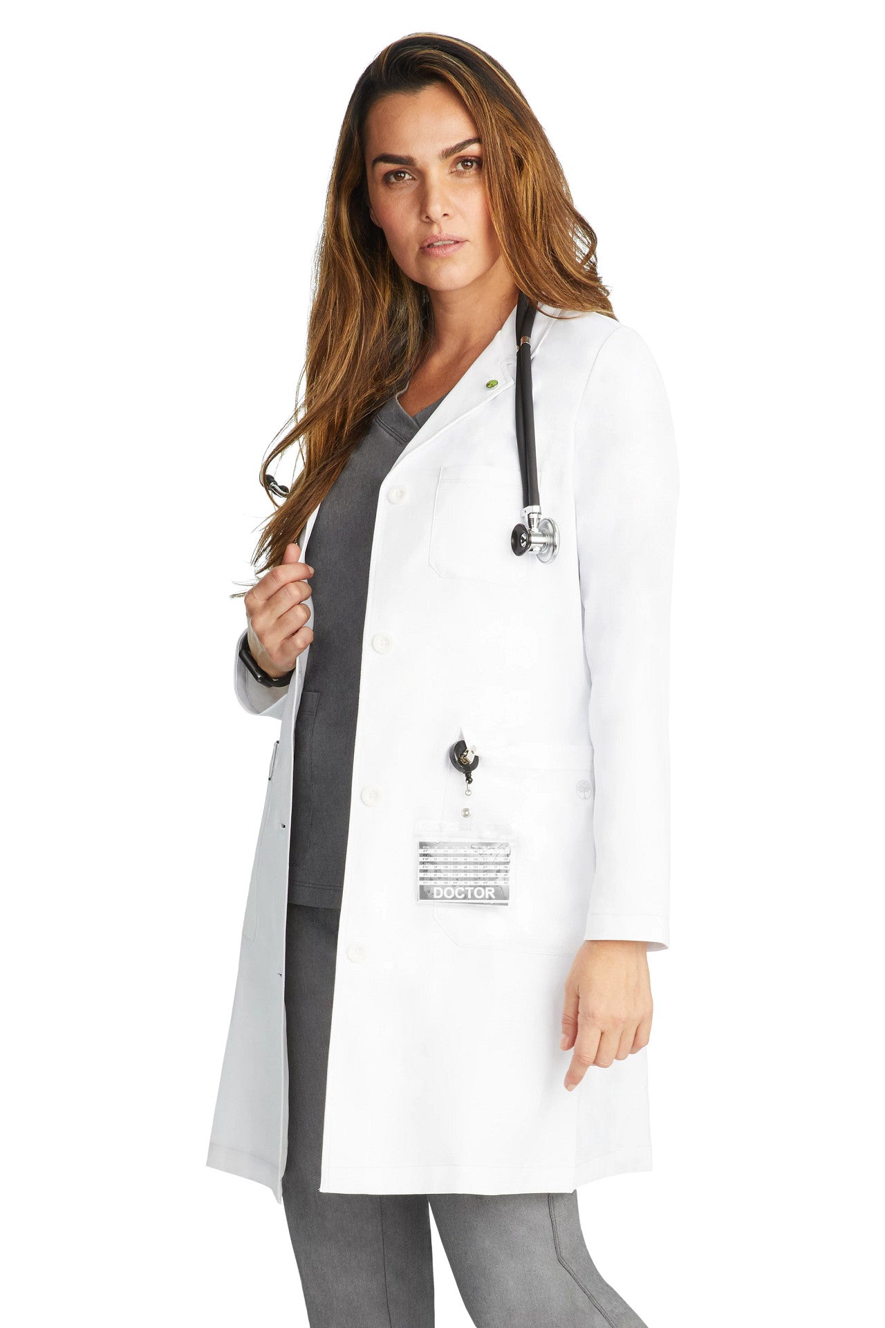 5161 Healing Hands Faye 5 Pocket 37 1/2" Lab Coat (XXS - 5XL)