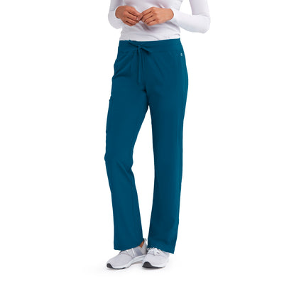 5206 Barco One 5 Pocket Yoga Waistband  Pet Hair Release Women's Scrubs Pants (XXS - 5XL)