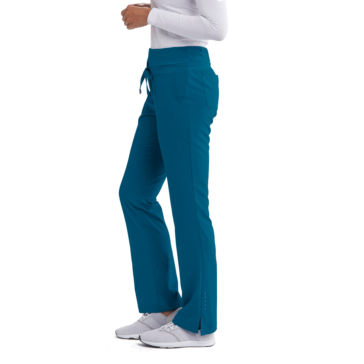 5206 Barco One 5 Pocket Yoga Waistband  Pet Hair Release Women's Scrubs Pants (XXS - 5XL)