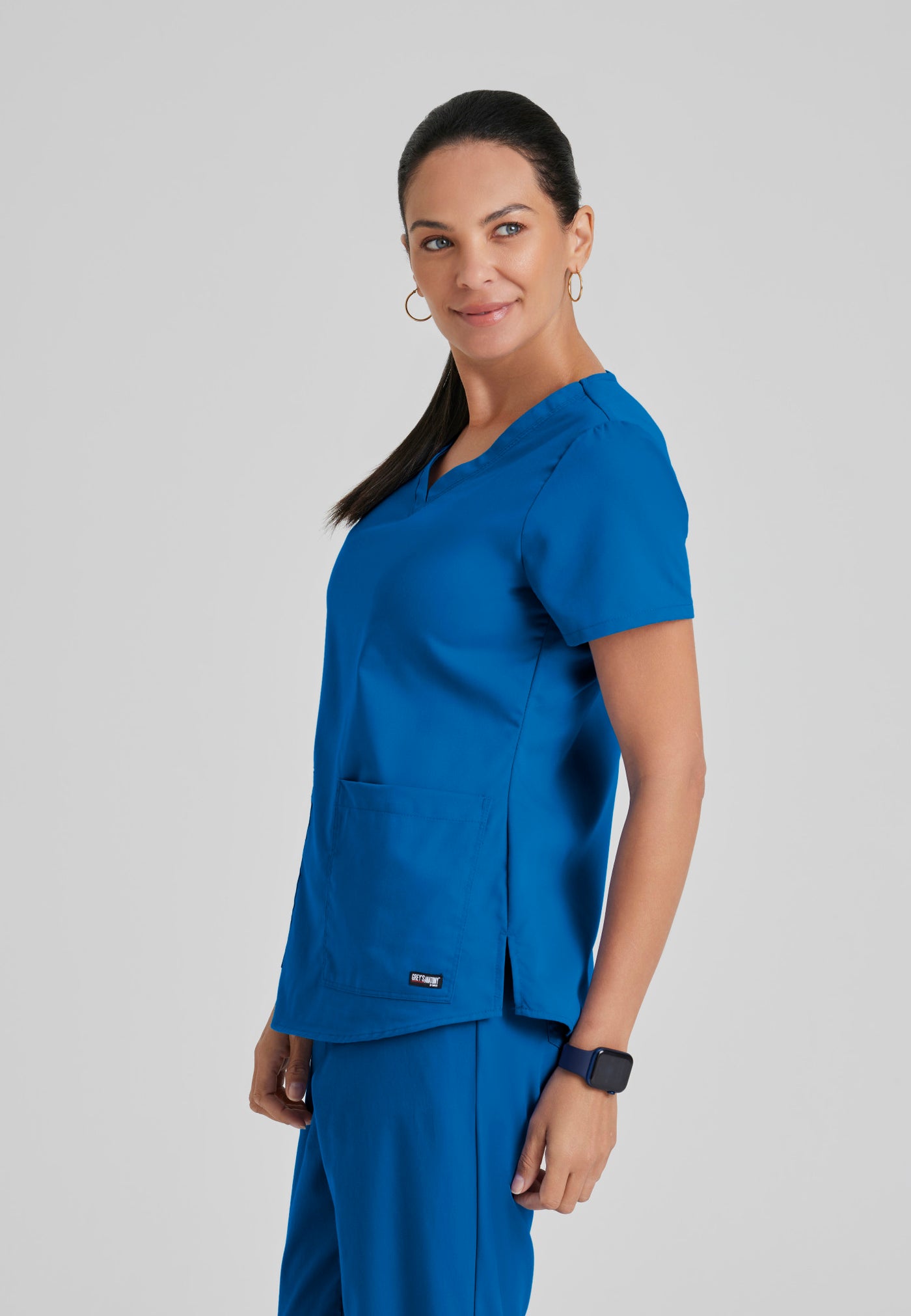 71166  Grey's Anatomy 2 Pocket V-Neck Top Women's Aubrey Scrubs (XS - 5XL)