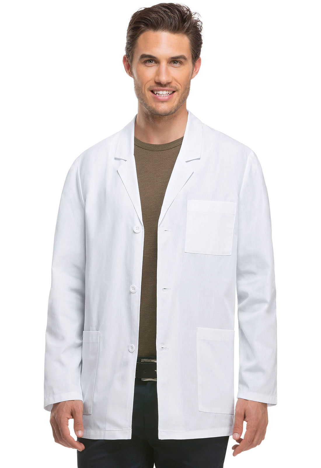 81404 Dickies Prof. Whites 31" Men's Consultation Lab Coat  (XS - 5XL)