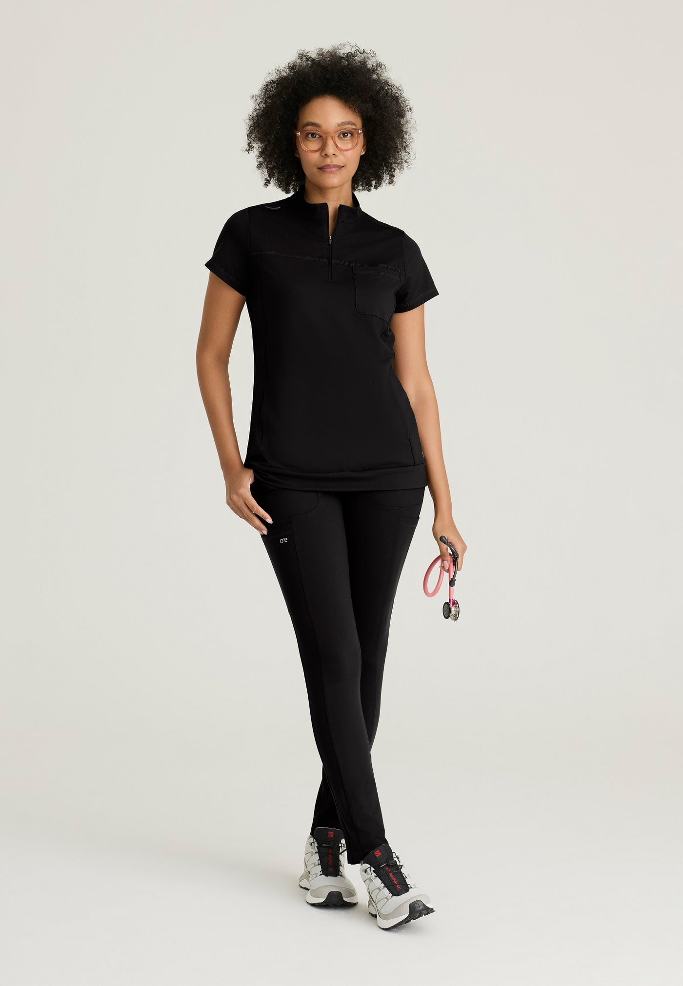 BOT270 Barco One Performance Knit Women Vigor Scrub Top (XXS - 5XL)