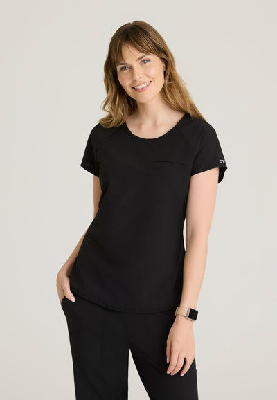 BOT273 Barco One Cool Perforated  Pet Hair Release Women Scrub Top (XS - 3XL)