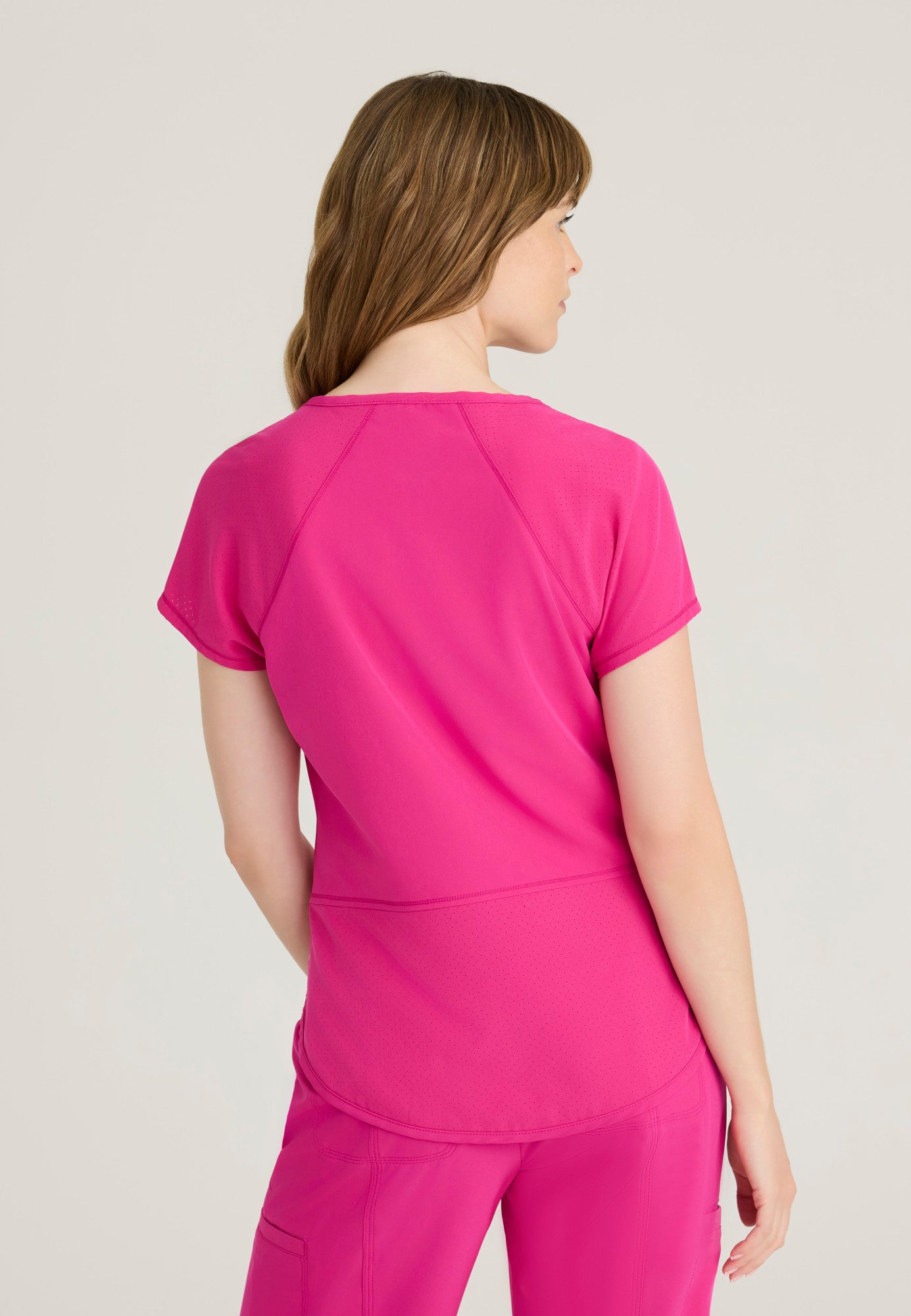 BOT273 Barco One Cool Perforated  Pet Hair Release Women Scrub Top (XS - 3XL)