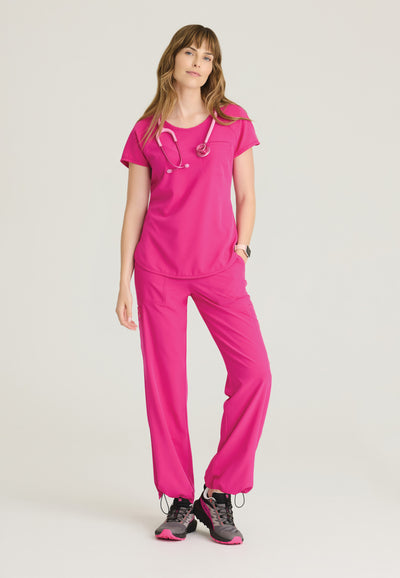 BOT273 Barco One Cool Perforated  Pet Hair Release Women Scrub Top (XS - 3XL)