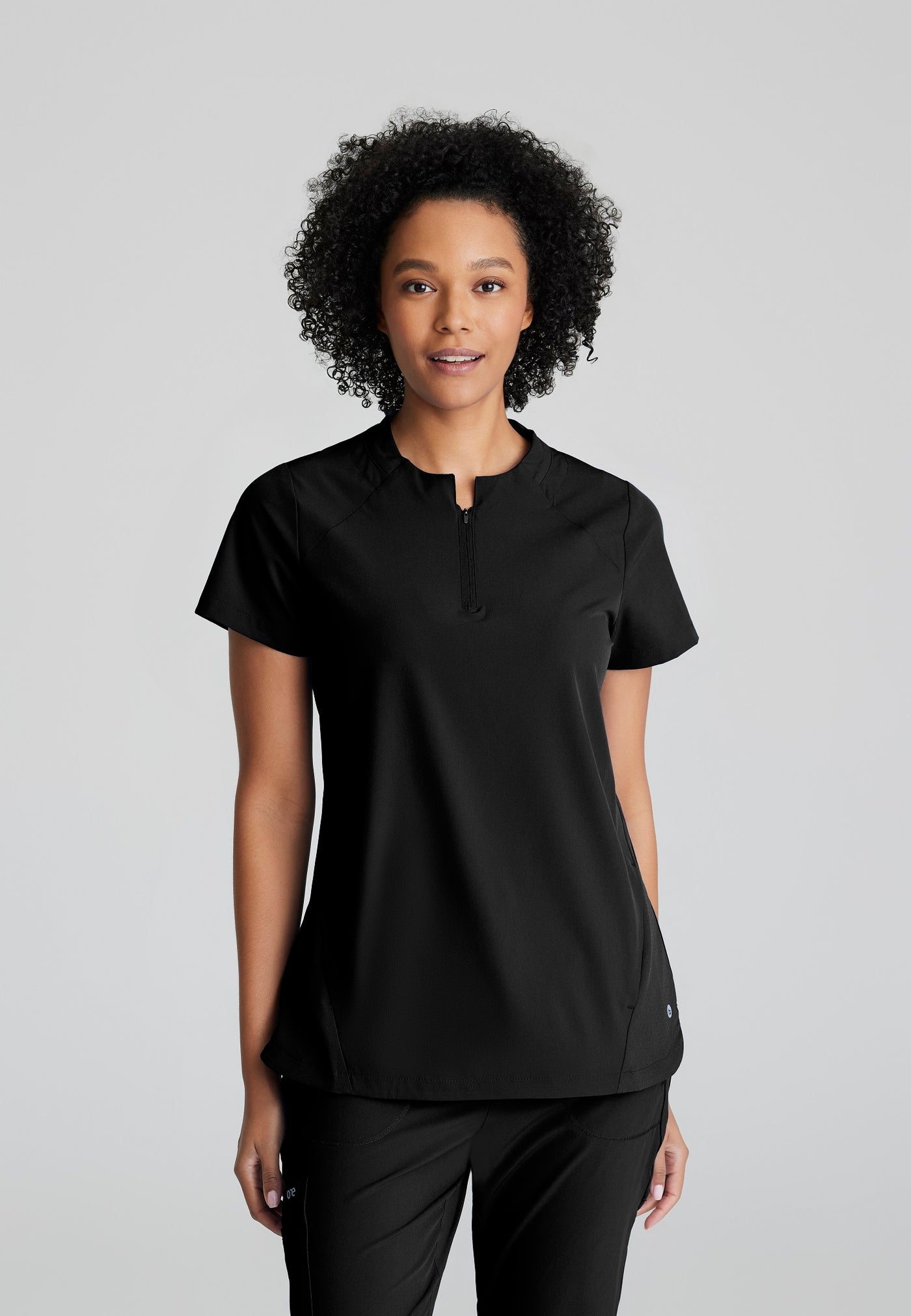 BOT216 Barco One  Pet Hair Release Flux 2-Pocket Banded Zip Collar Top (XXS - 5XL)