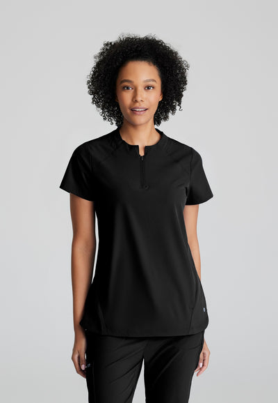 BOT216 Barco One  Pet Hair Release Flux 2-Pocket Banded Zip Collar Top (XXS - 5XL)